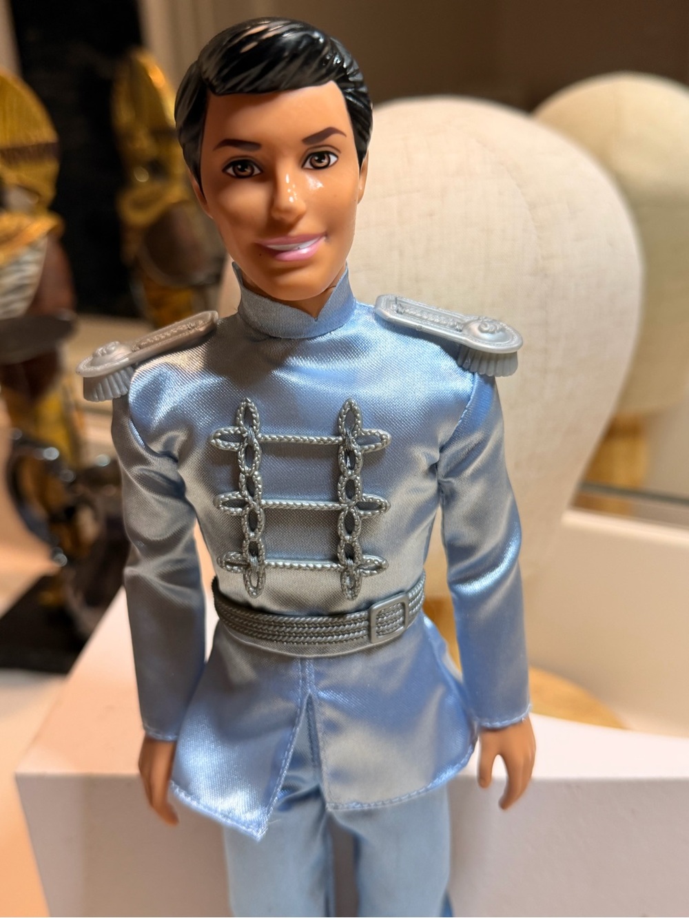 Mattel Light Blue Satin Military-Style Blazer